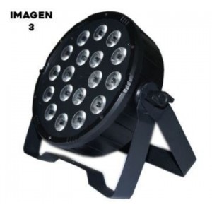 Cañon 18 Leds 3w Tricolor Alto Poder Rgb Dmx Rgbw Bañador