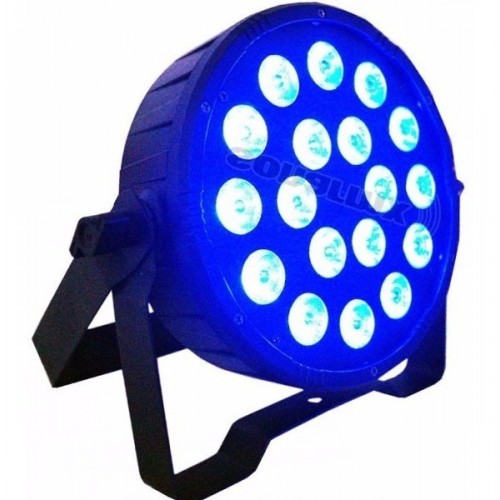 Cañon Alto Poder 18 Leds 3w Rgb Dmx Luz Disco Dj