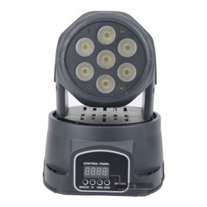 Par De Cabeza Movil Wash Led 7 Led 15w Disco Dmx Robotica