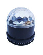 Paquete 3 Luz Bola Disco Led Rgb Dj Sonido Esfera Crist...