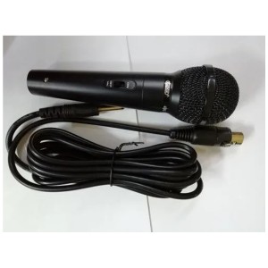 Microfono De Mano Alambrico Dinamico Cuerpo Metal Con C...