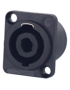 Conector Speakon Hembra Jack Tipo Neutrik 4pin cuadrado