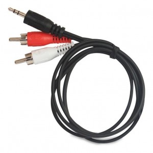Cable Plug 3,5 Mm A 2 Plug Rca De 1.70m Miniplug Audio