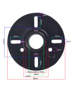 Adaptador Rosca Exterior Para Driver 1 3/8 agudos x Par