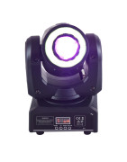 Cabeza Movil Led robotica Dmx prisma fijo aro led
