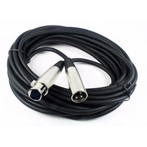 Cable 10 Metros Xlr Ó Dmx Jack Canon A Macho Canon Microfono