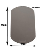 Espejo repuesto para luz scaner dj 7x11cm