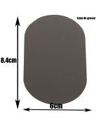 Espejo repuesto para luz scaner o sincro led dj 6x8.4cm