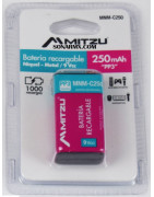 Pila Recargable 9v 250mah Cuadrada Pp3 Ni-mh Bateria