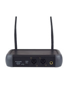 Set 2 Microfonos Inalambricos Uhf con Cable y Estuche