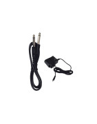 Set 2 Microfonos Inalambricos Uhf con Cable y Estuche