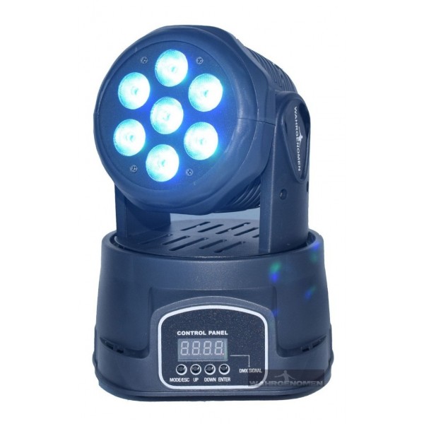 Cabeza Movil Wash Led 7 Led 15w Disco Dmx Robotica Luz ...