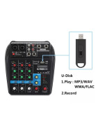 Interfaz Interface De Audio Usb Bluetooth Mezcladora 4 ...