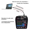 Interfaz Interface De Audio Usb Bluetooth Mezcladora 4 ...