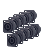 10pz Conector Speakon Hembra Jack Tipo Neutrik 4pin cua...