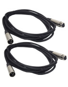 2 Cable 8 Metros Xlr Dmx Jack Canon A Macho Canon Micro...