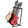 Atril Base Tripie Para 5 Guitarras Stand Bajos Portatil