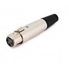 Conector Canon Hembra Para Microfonos O Dmx Xlr