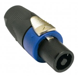 Plug Macho Speakon Tipo Neutrk 4 Vias Alta Calidad Cone...