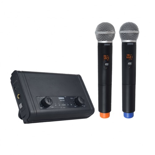 Microfonos Uhf Inalambricos set dual multifrecuencia Pr...