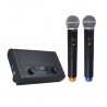 Microfonos Uhf Inalambricos set dual multifrecuencia Pro