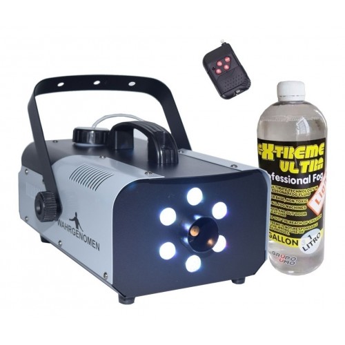Maquina De Humo 1200w Inalámbrica Leds Rgb Seleccionabl...