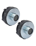 Par De Tweeter Driver 34mm Agudos Titanio Rosca Alto Po...
