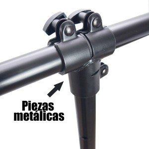 Stand Luces Porteria Estructura Uniones De Metal Uso Rudo