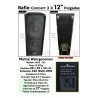 Bafle Bocinas Pasivo 12 Concert 2x12 Para Dj Grupo 350w Rms