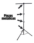 Tripie Soporte Luces T Disco Stand Acero Sonido Estruct...