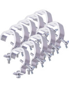 10pz Clamp Hamburguesa Gancho Para Luces aluminio