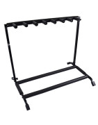 Atril Base Tripie Para 7 Guitarras Stand Bajos Portatil