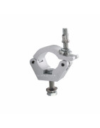 Clamp Hamburgesa Metal 1 1/4 Para Luces Led Dj Estructu...