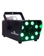 Maquina De Humo Inalámbrica Leds Rgb Elegible Alto Flujo