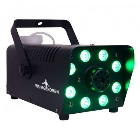 Maquina De Humo Inalámbrica Leds Rgb Elegible Alto Flujo