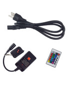 Maquina De Humo Inalámbrica Leds Rgb Elegible Alto Flujo