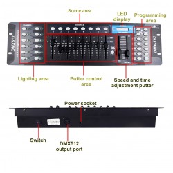 Control Controlador Dmx Para12 Luces Inteligentes Robot...