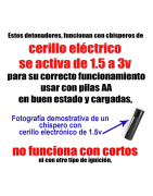 Detonador de Mano Elecronico de Mano para chisperos de pirotecnia fria