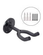 Soporte Metal Pared Bajo Guitarra Acústica Eléctrica 3pz
