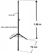 Pedestal Tripie Stand Para Bafle Base Bocinas Profesional