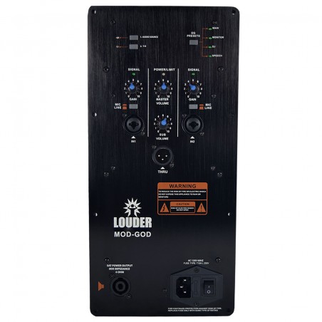 Modulo Amplificado 1200w p 1 subwoofer  y 2 medios