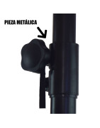 Tripie Para Bafle Todo Metalico Base Bocina Stand Negr...