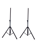 Par Tripie Para Bafle Metalico Base Bocina Stand Pedest...