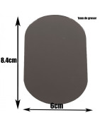 Espejo Repuesto Para Luz Scaner O Sincro Led Dj 6x8.4cm 4pz