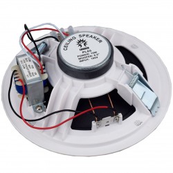 Par Bocina Plafon Ambientales 6.5 Pulgadas Con Transformador 100v