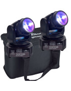Set 2 Cabeza Movil Led 15wrobotica Dmx Rgbw Beam Con Bolsa