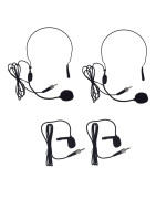 Set 2 Microfonos Diadema O Solapa Inalambricos Vhf