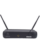 Set 2 Microfonos Diadema Solapa Inalambricos Vhf Con Estuche