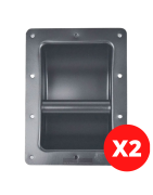 2pz Agarradera Metalica Para Bafle 22 X 16.5cm Armado Bafles