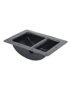 2pz Agarradera Metalica Para Bafle 22 X 16.5cm Armado Bafles